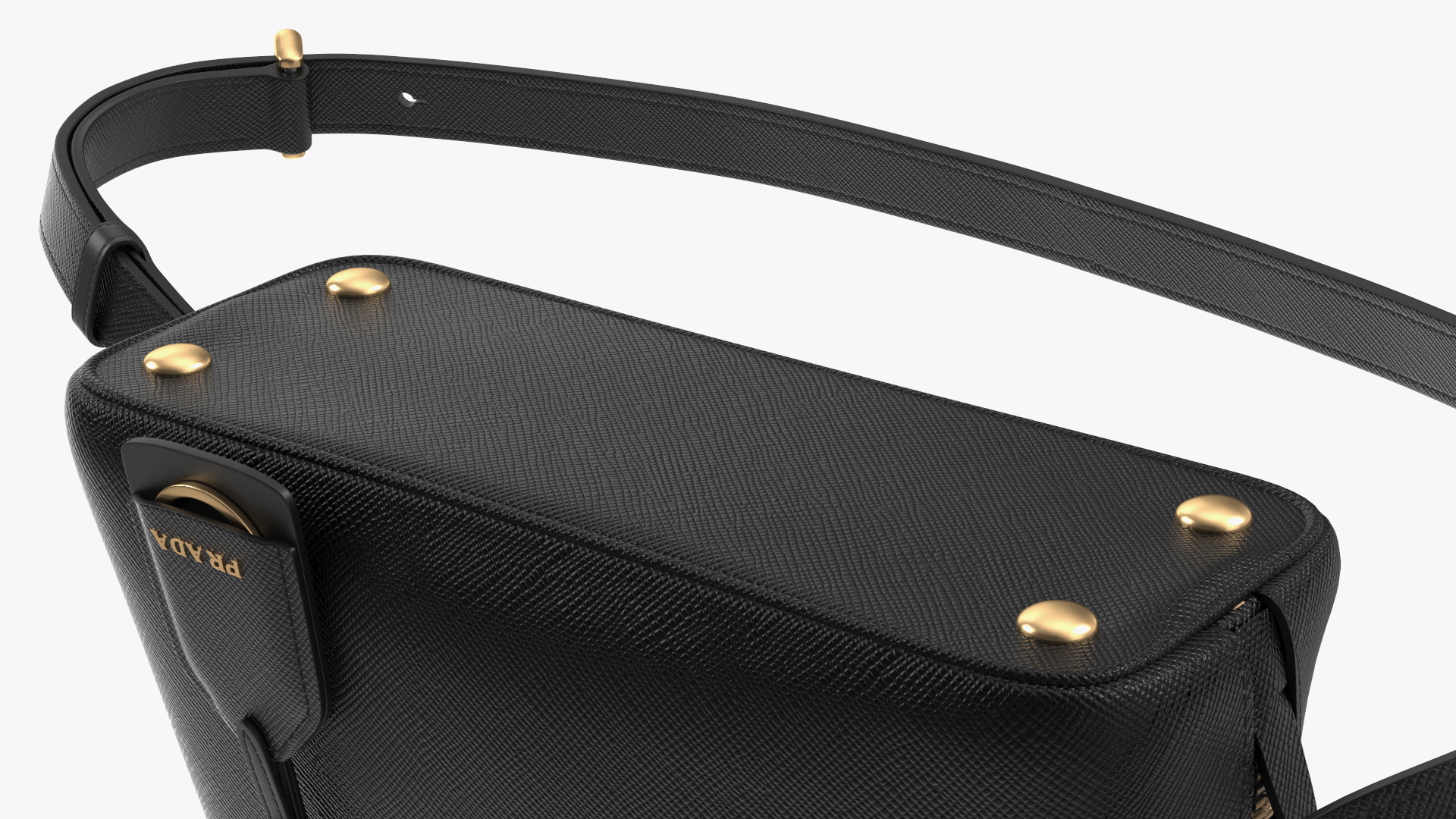 3D Woman Bag Prada Promenade Black
