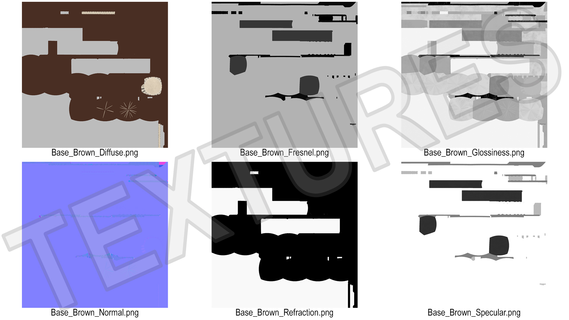 Vuelift Full Glass Lift Brown 3D model