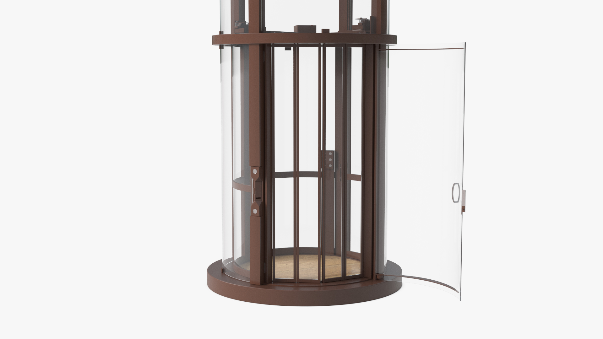 Vuelift Full Glass Lift Brown 3D model