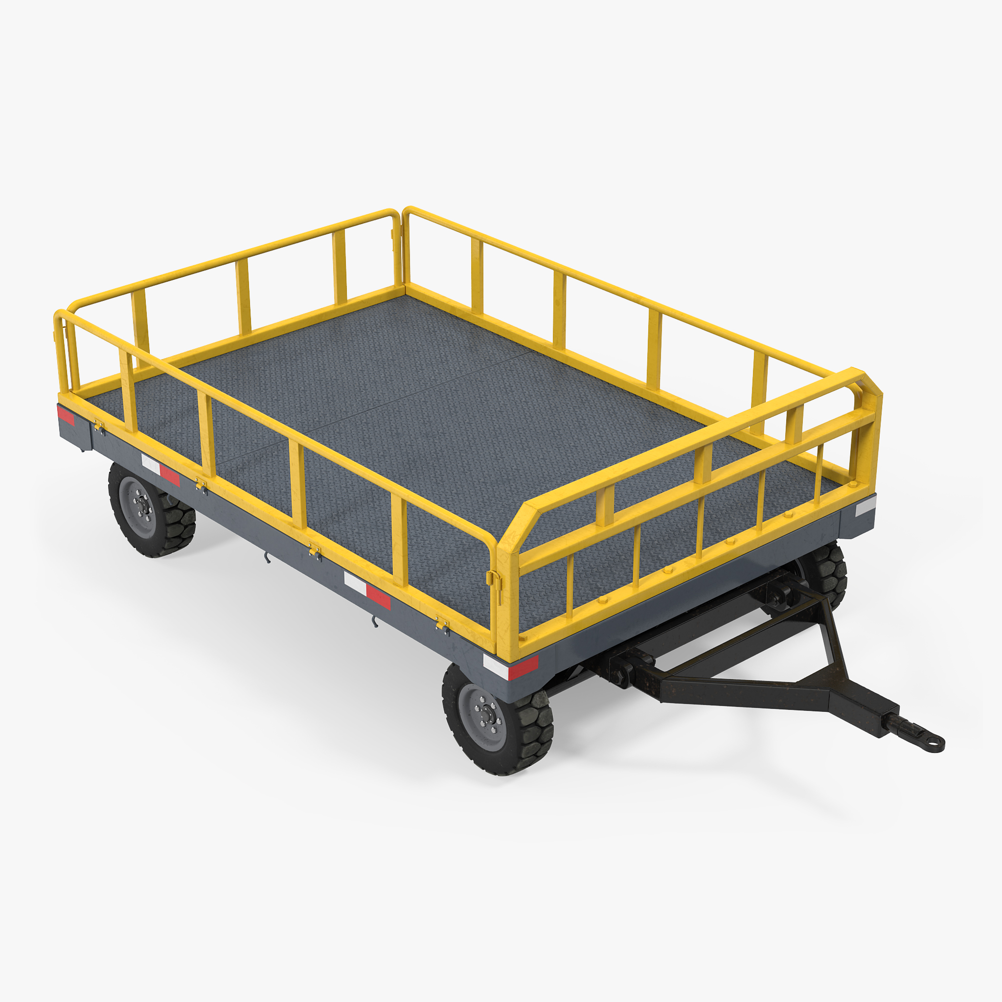 Airport Luggage Trolley Baggage Trailer, view 3