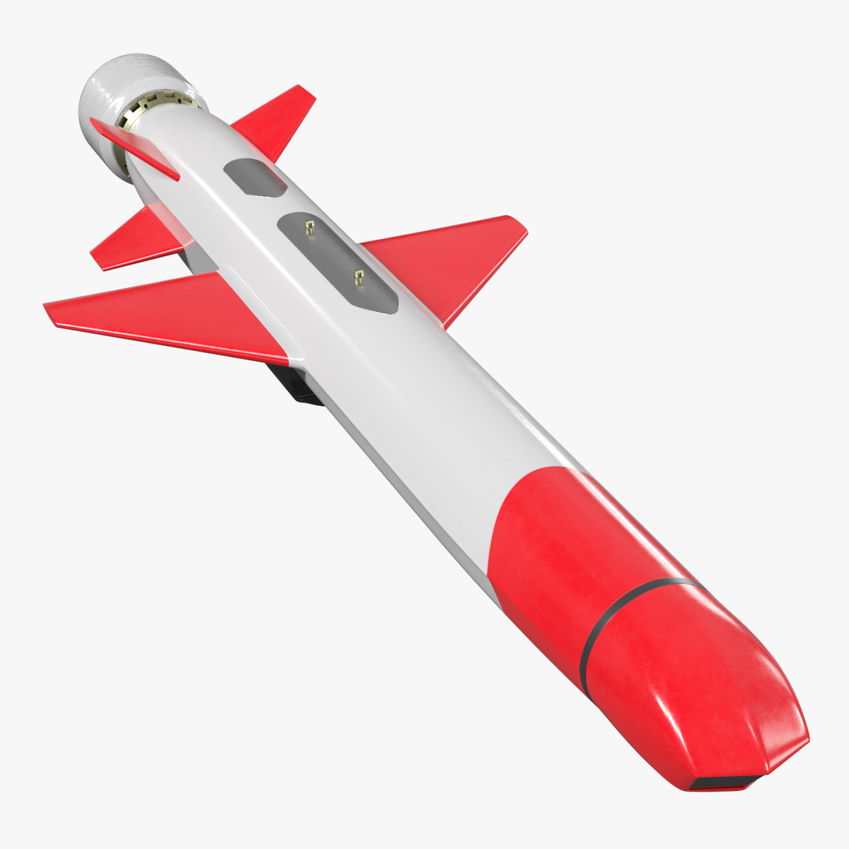 Naval Strike Anti Ship Missile Guided Weapon 3D model preview