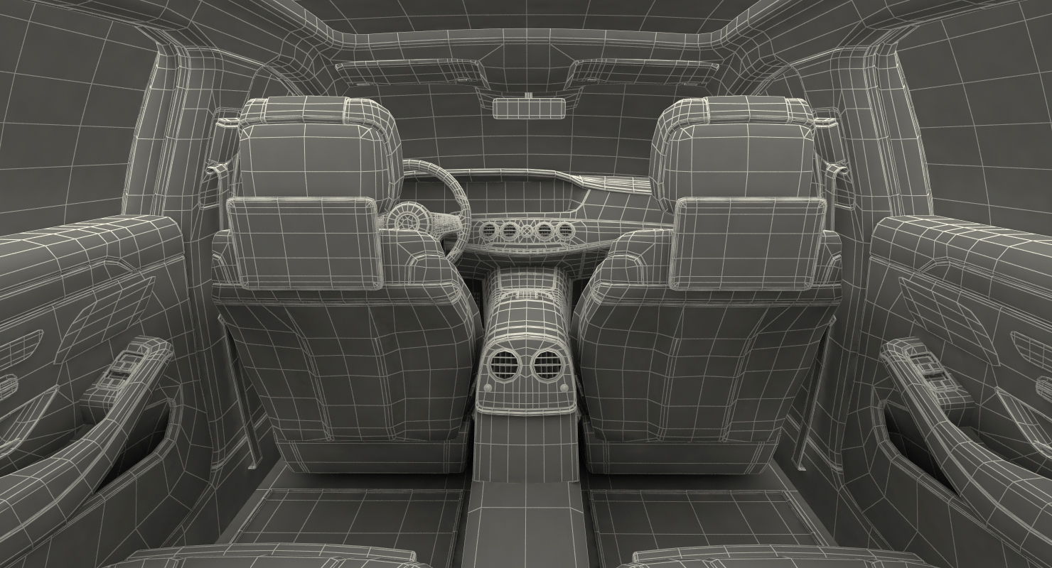 Luxury Limousine Generic 3D model