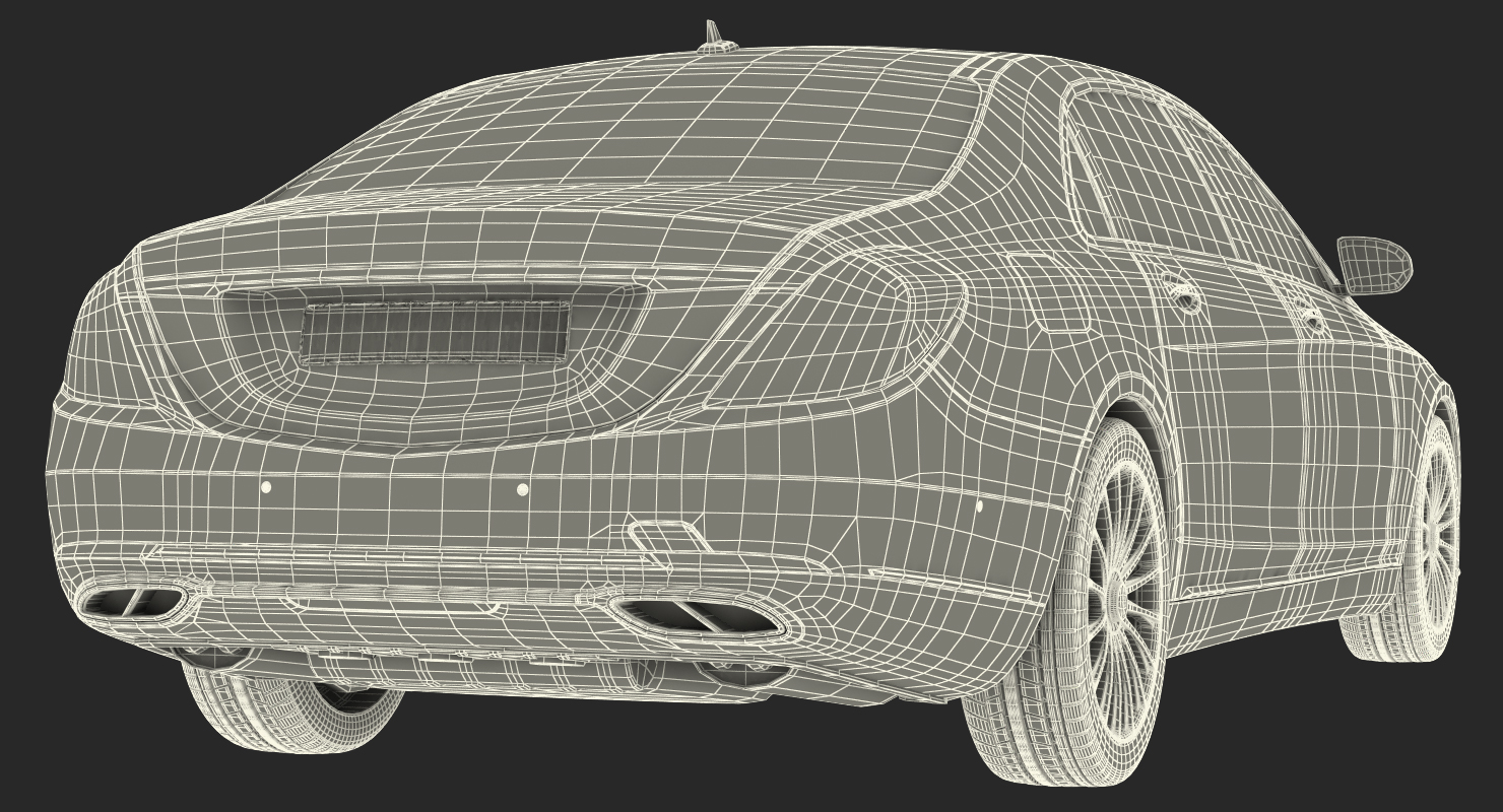 Luxury Limousine Generic 3D model