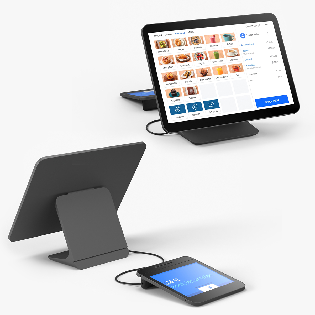 Electronic Checkout System 3D model preview