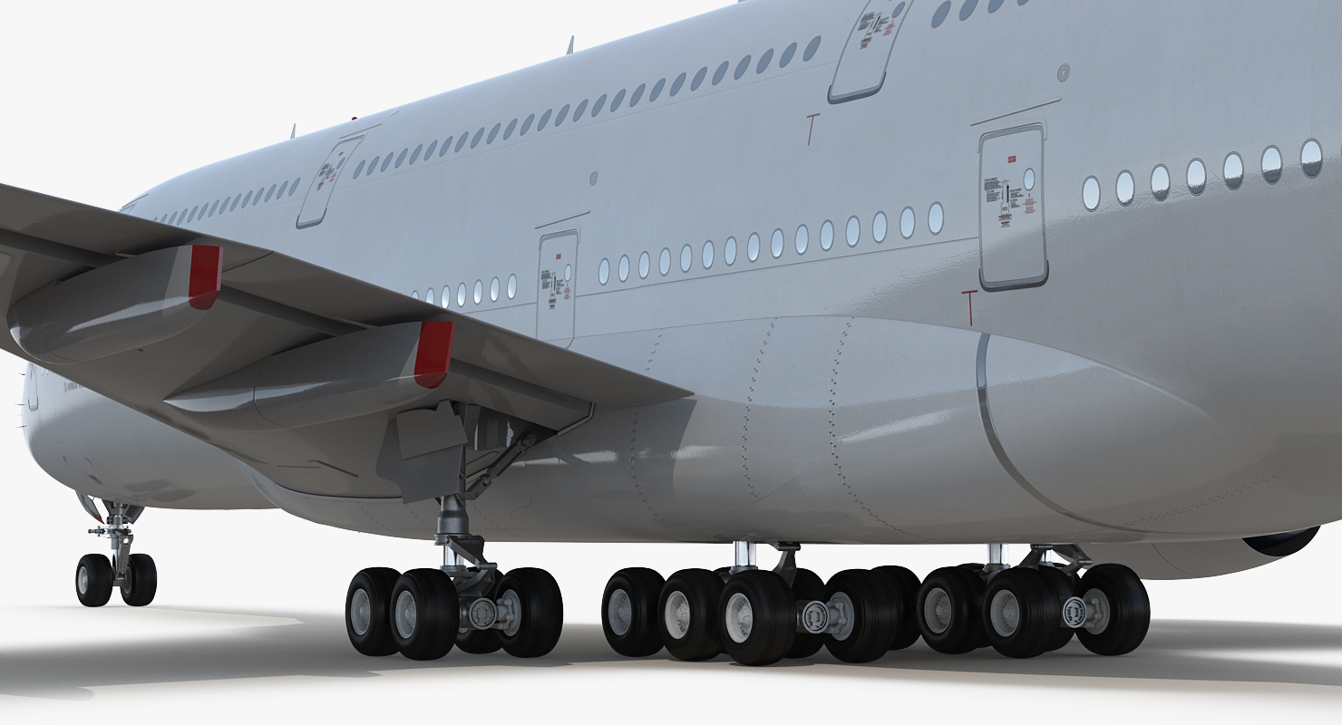 3D model Airbus A380 900 Generic Rigged