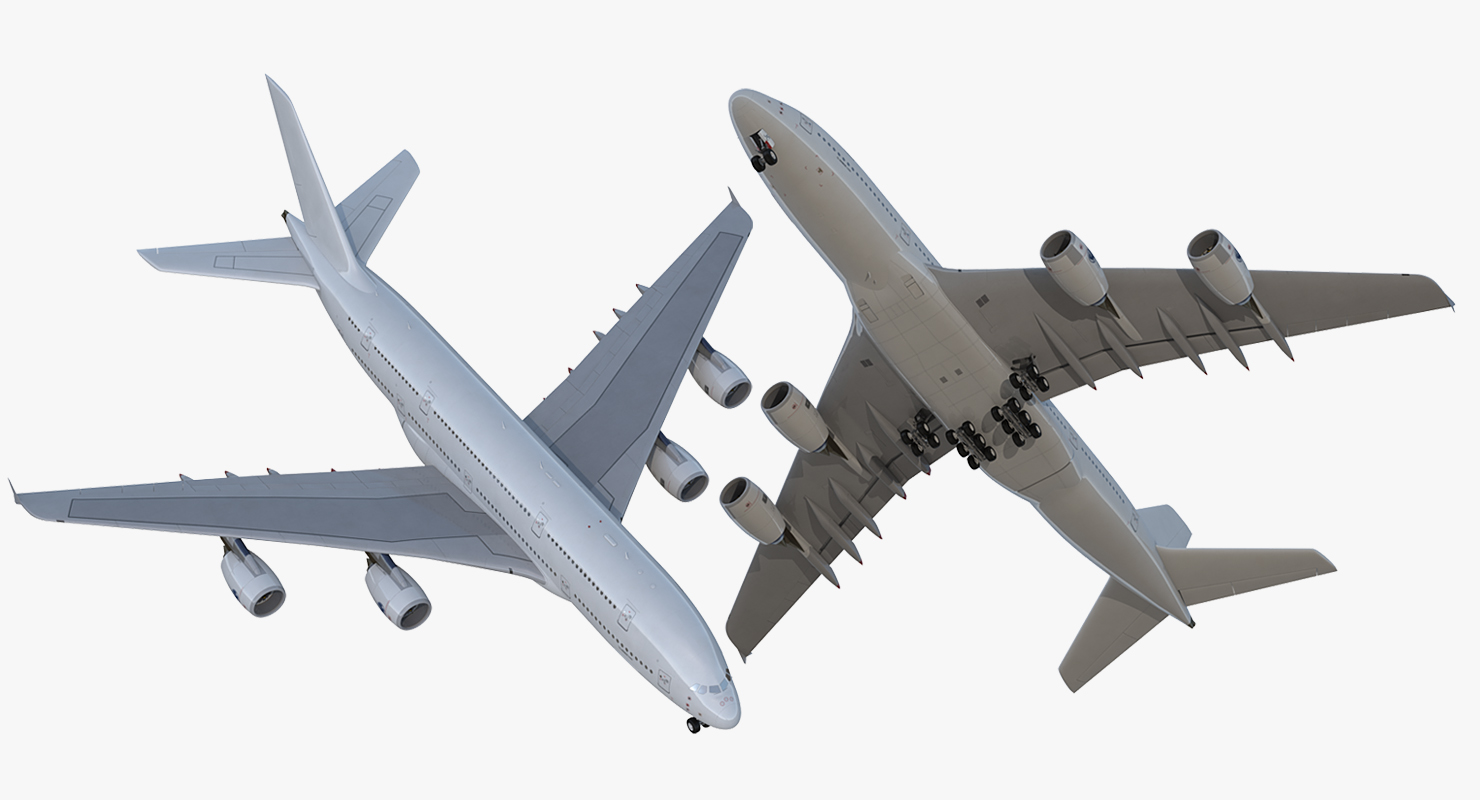 3D model Airbus A380 900 Generic Rigged