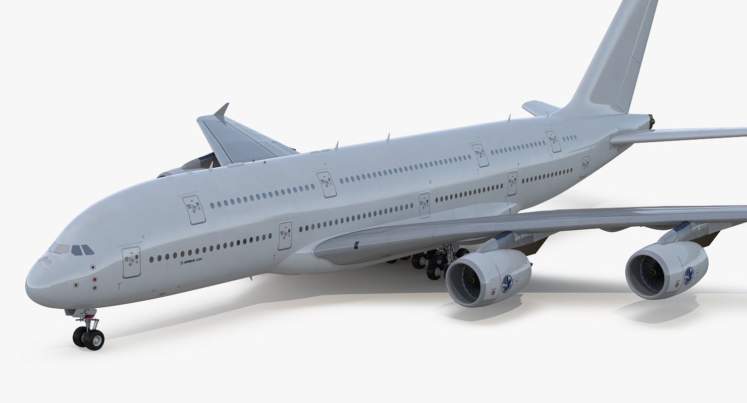 3D model Airbus A380 900 Generic Rigged