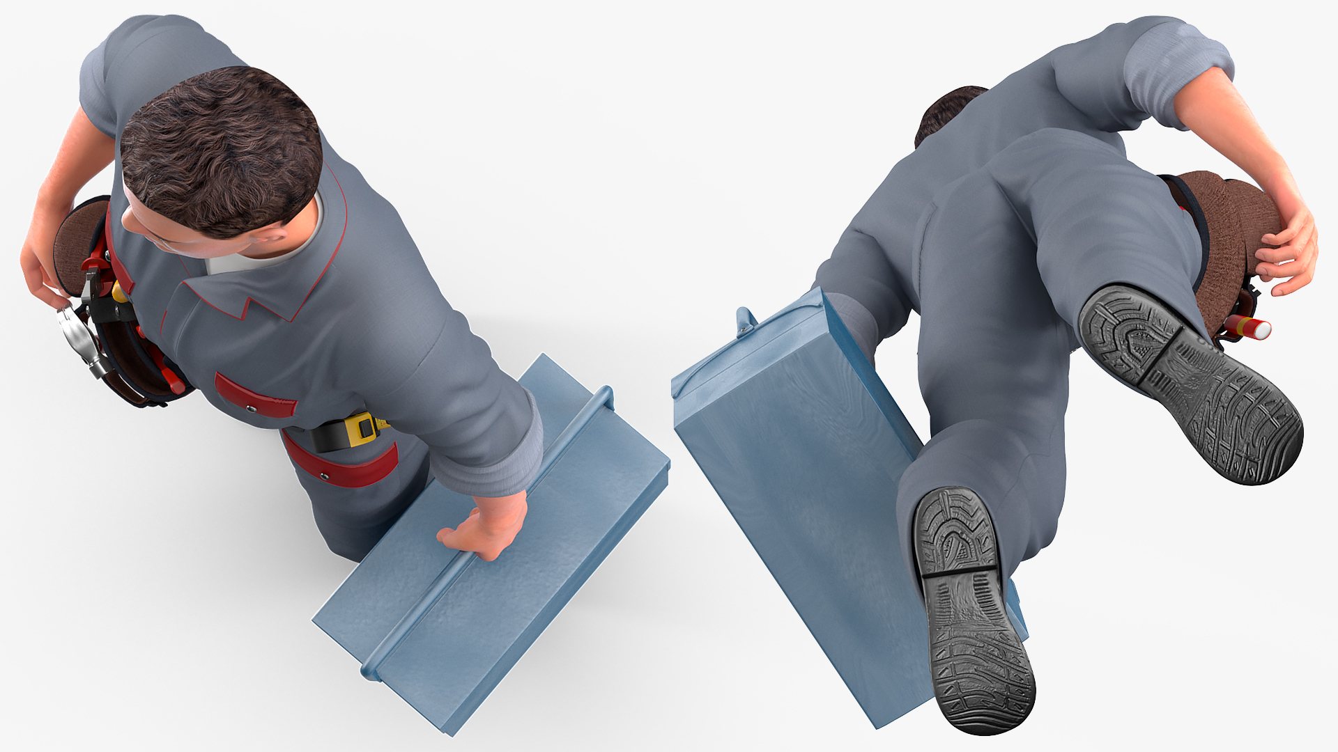 3D Locksmith Standing Pose model