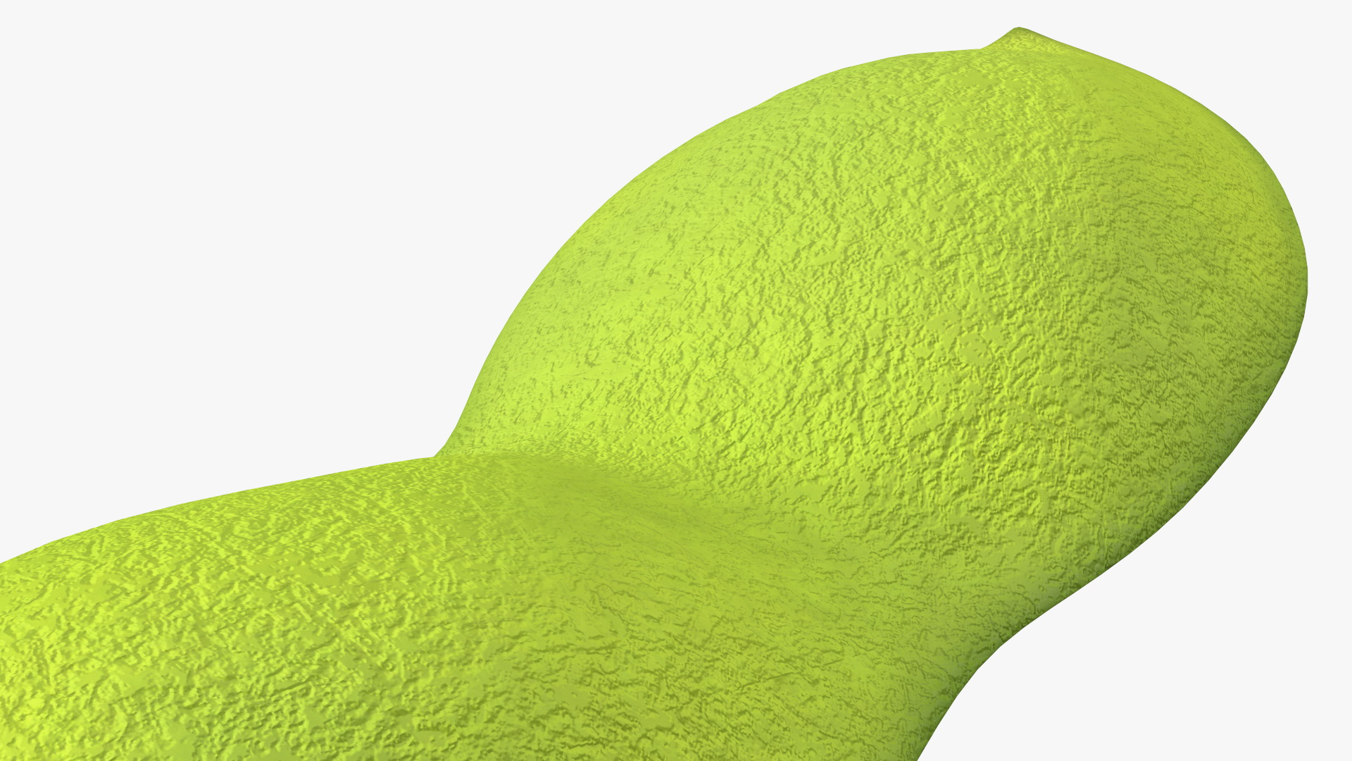 3D Green Soybean Pod Empty model