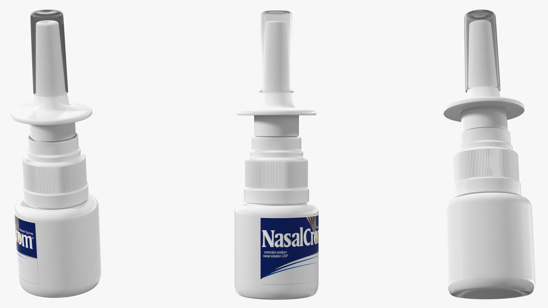 3D NasalCrom Allergy Symptom Controller Bottle model