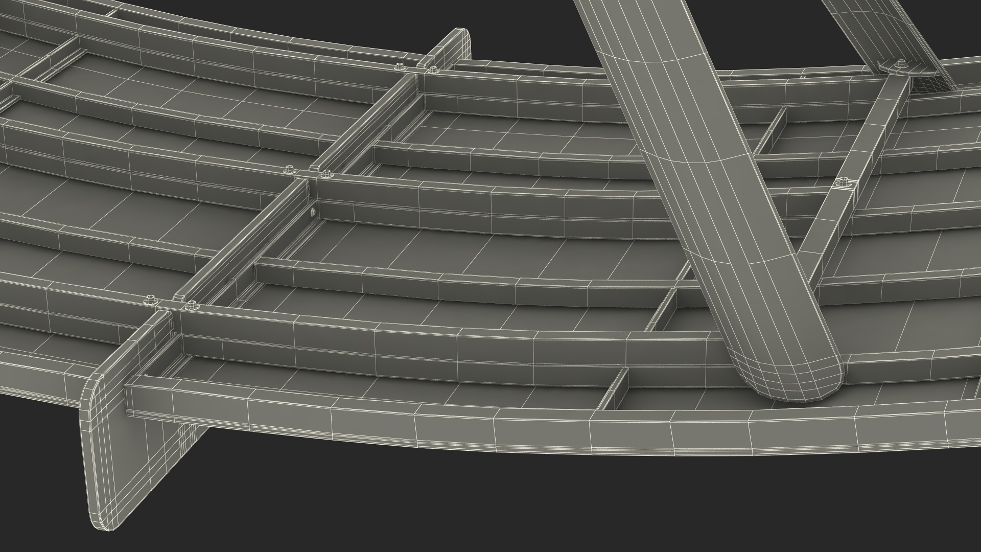 3D Teqball Table model