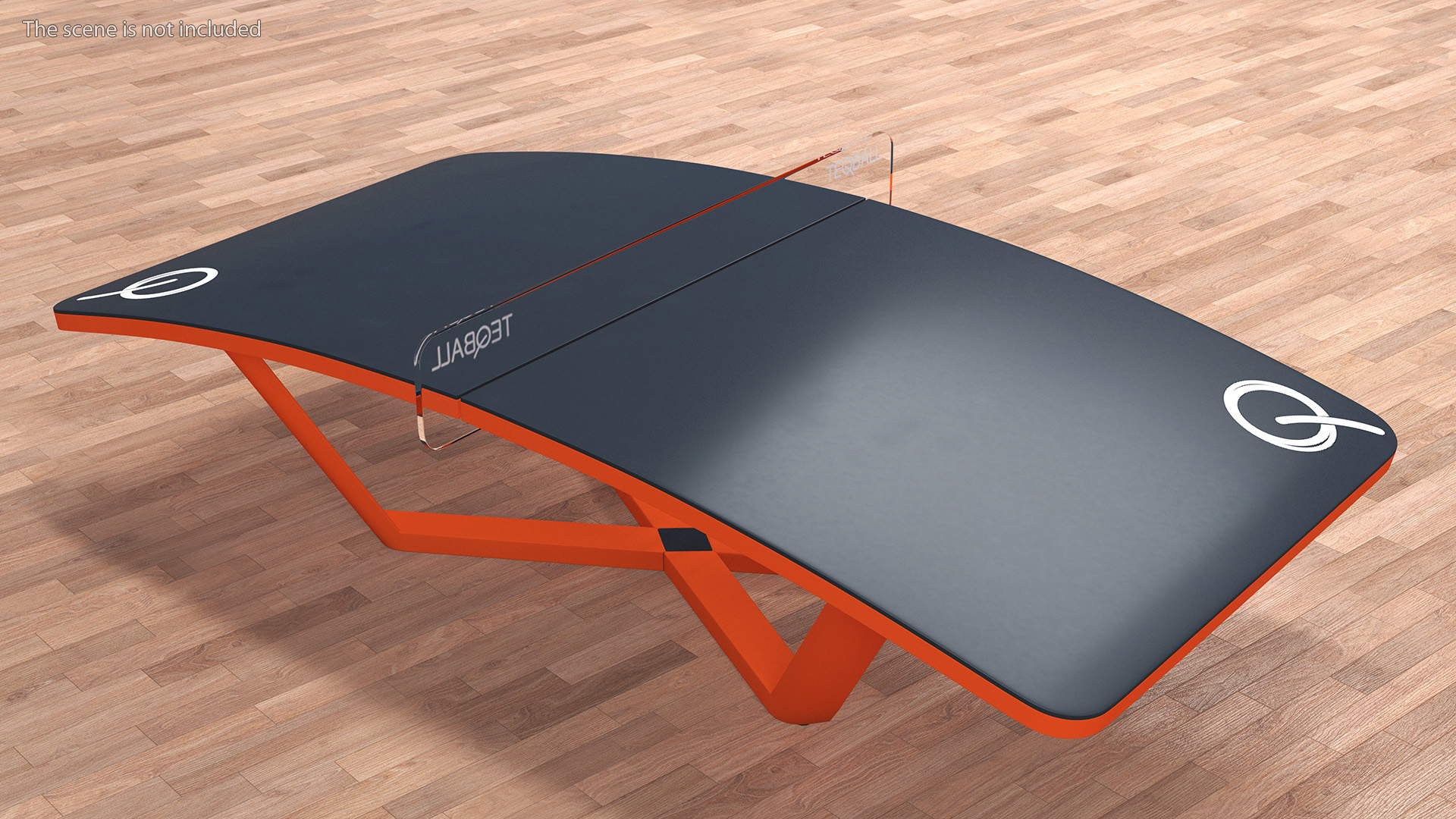3D Teqball Table model
