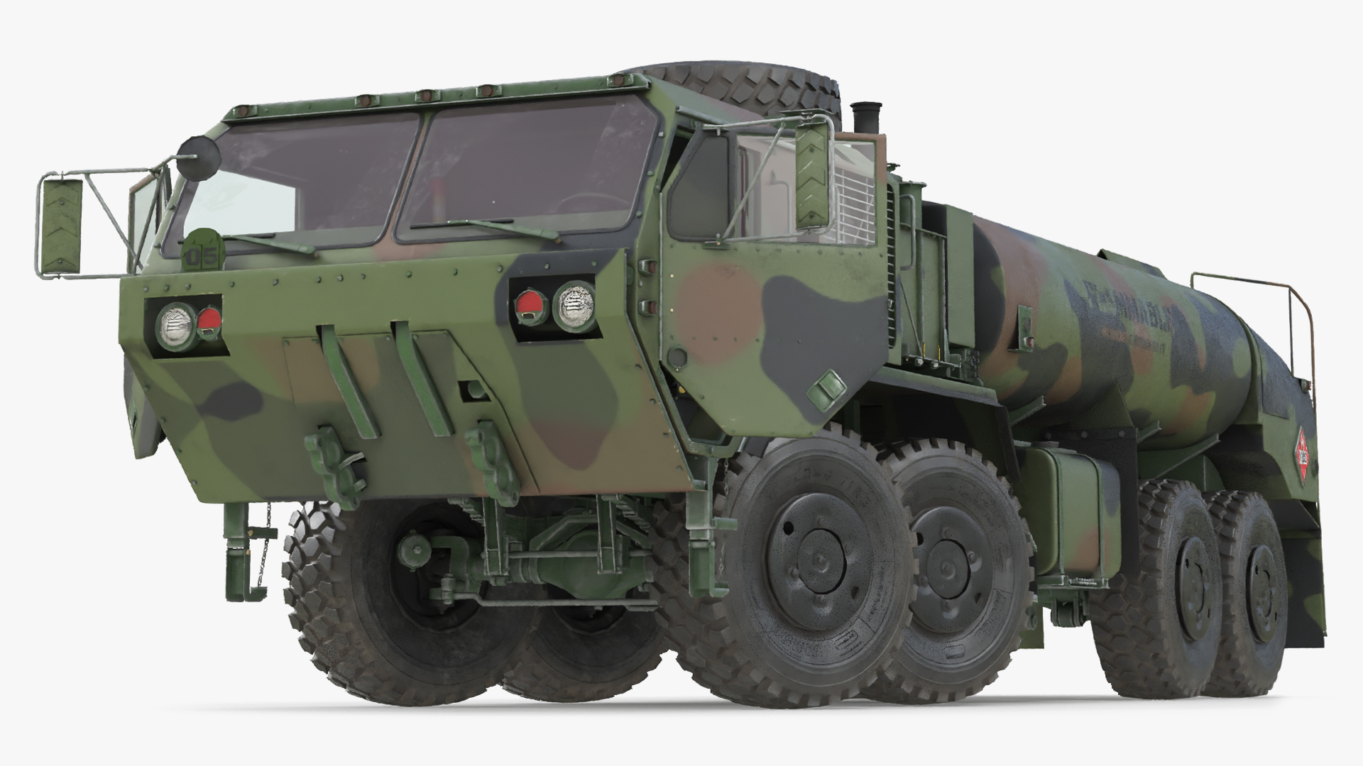 Fuel Truck - Camouflage · Rigged
