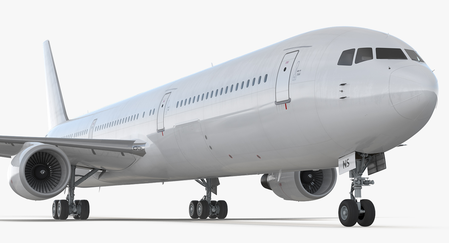 3D Boeing 767 400 with Interior Generic