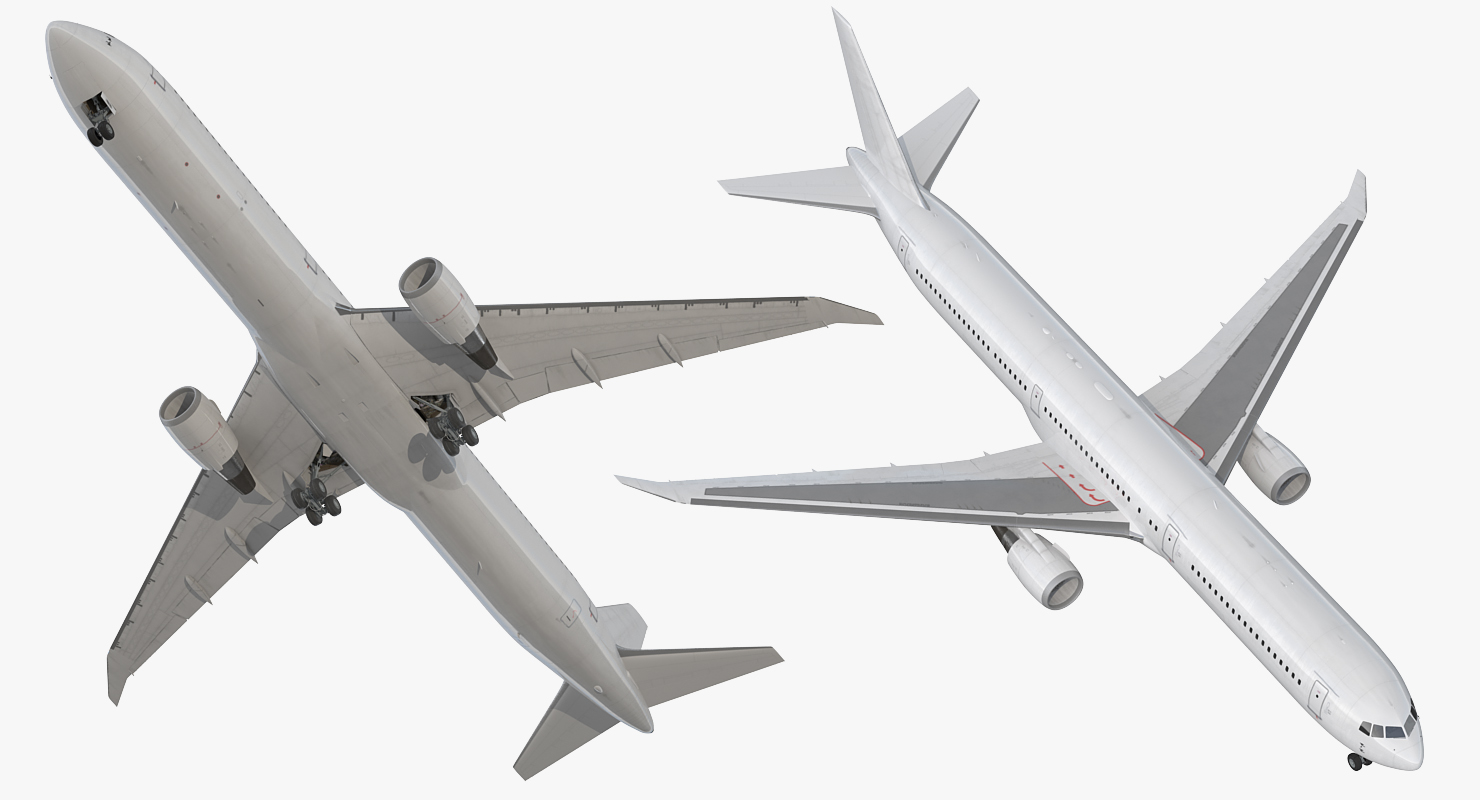 3D Boeing 767 400 with Interior Generic