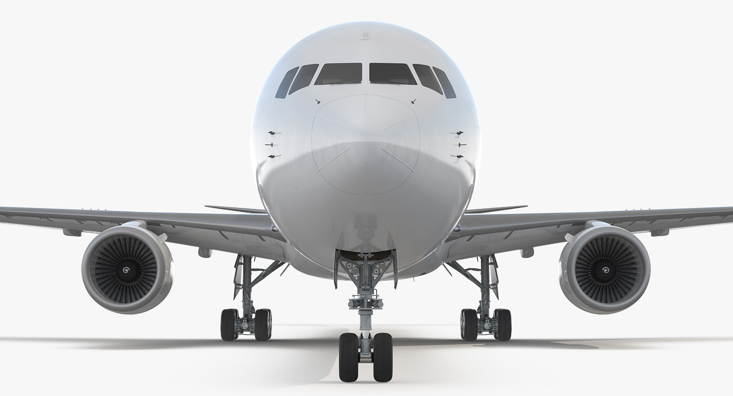 3D Boeing 767 400 with Interior Generic