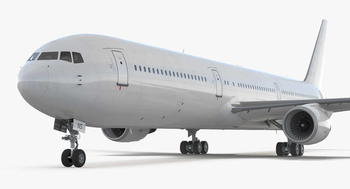 3D Boeing 767 400 with Interior Generic