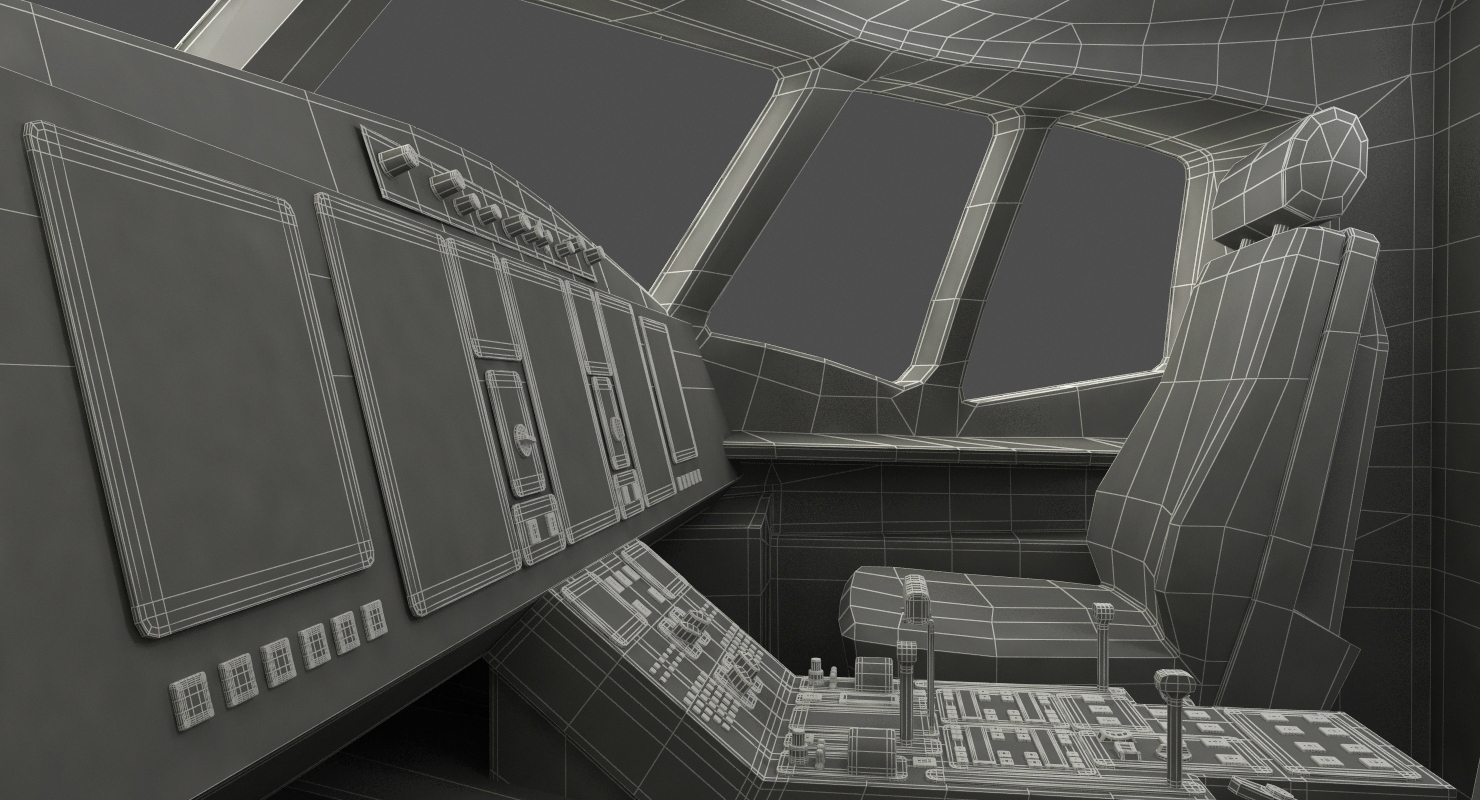 3D Boeing 767 400 with Interior Generic