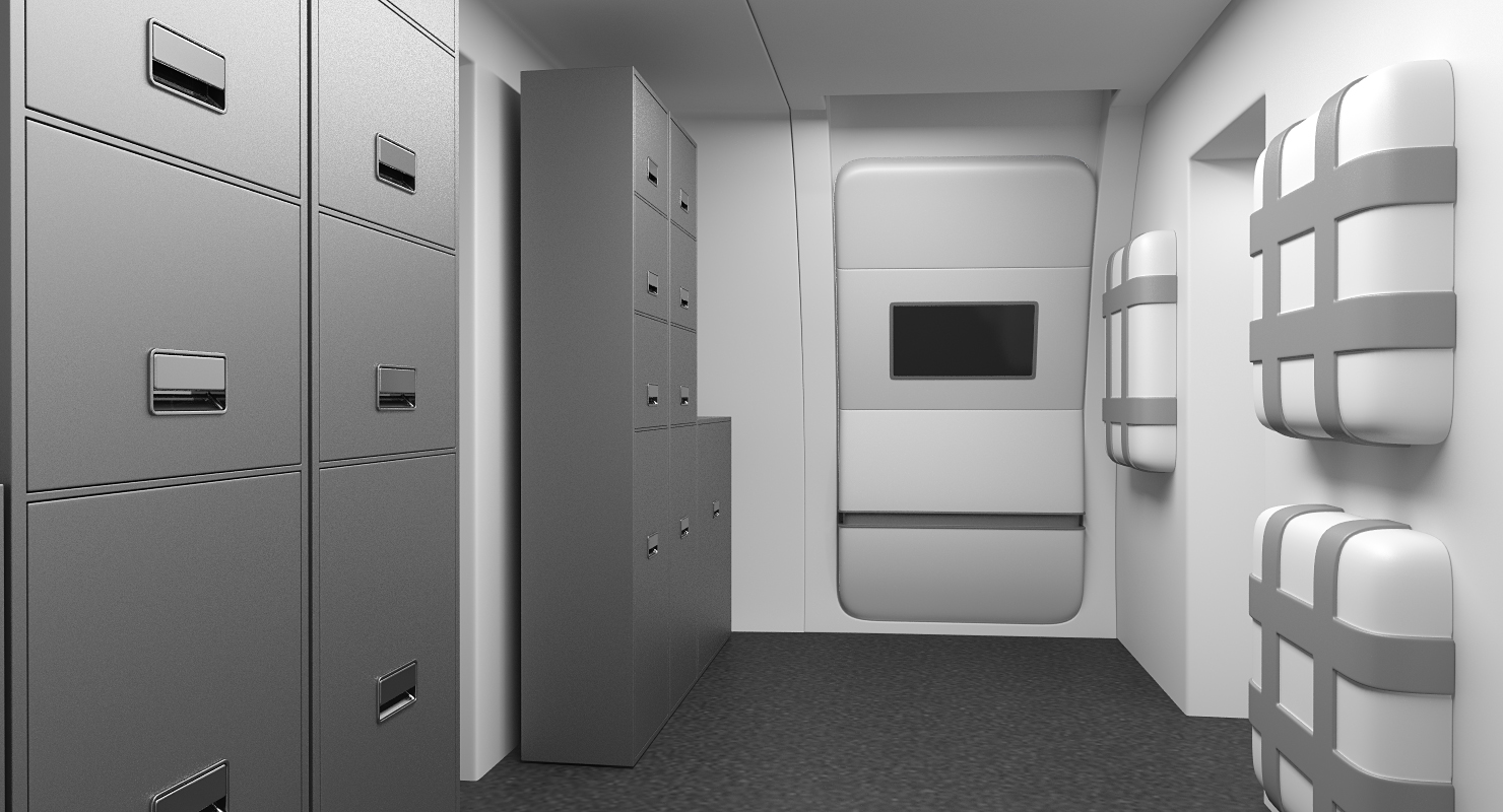 3D Boeing 767 400 with Interior Generic