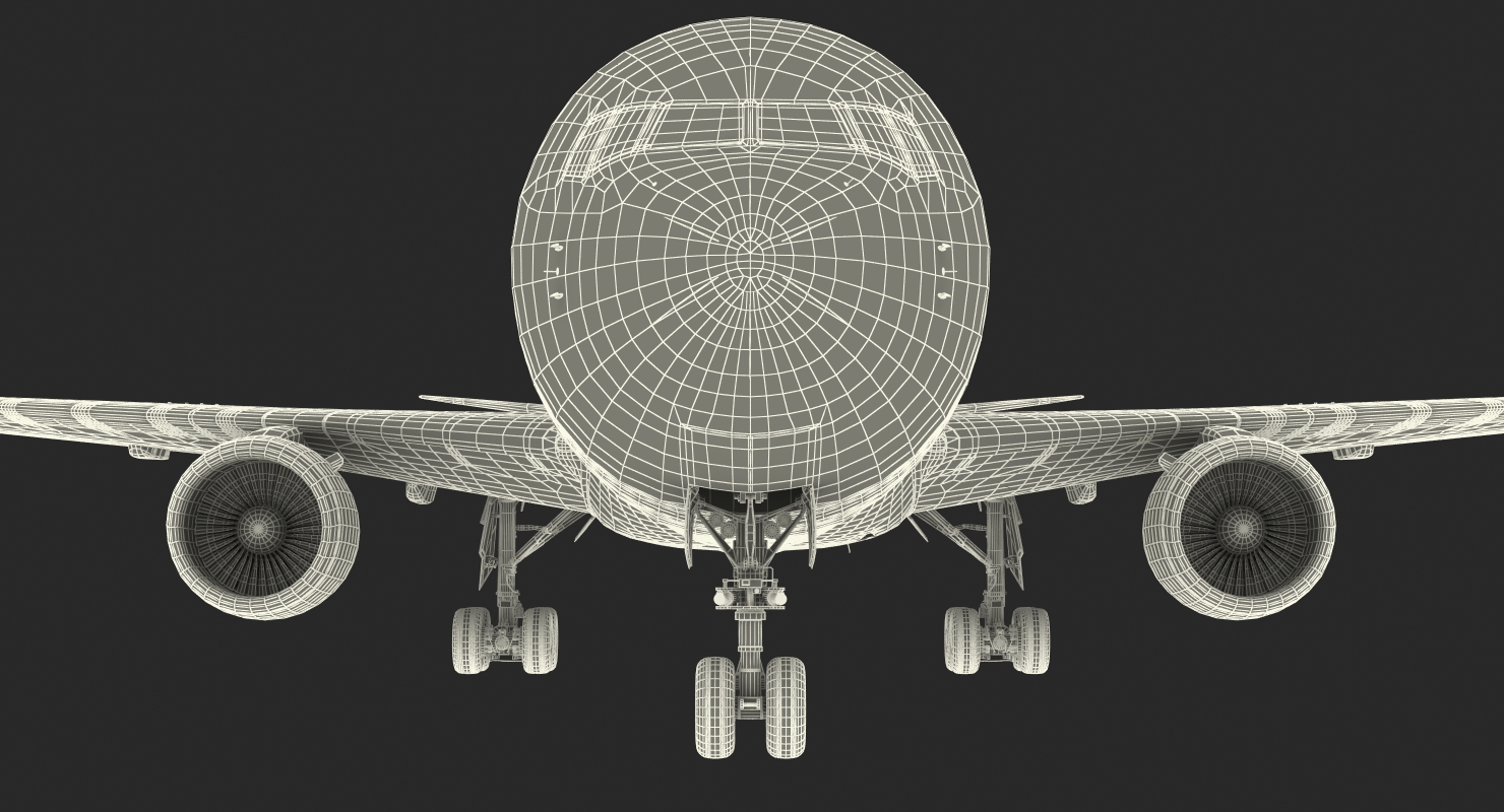 3D Boeing 767 400 with Interior Generic