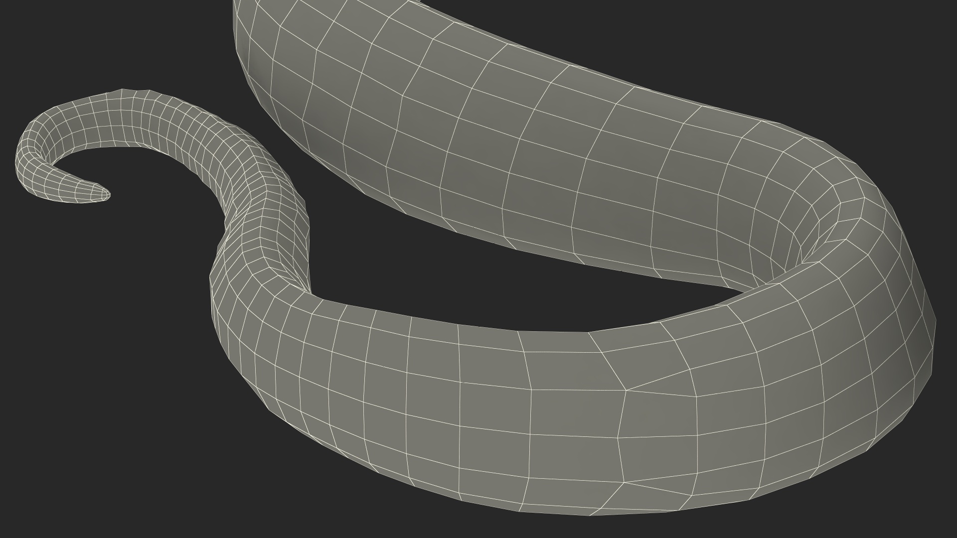 3D Creeping Green Viper Trimeresurus model