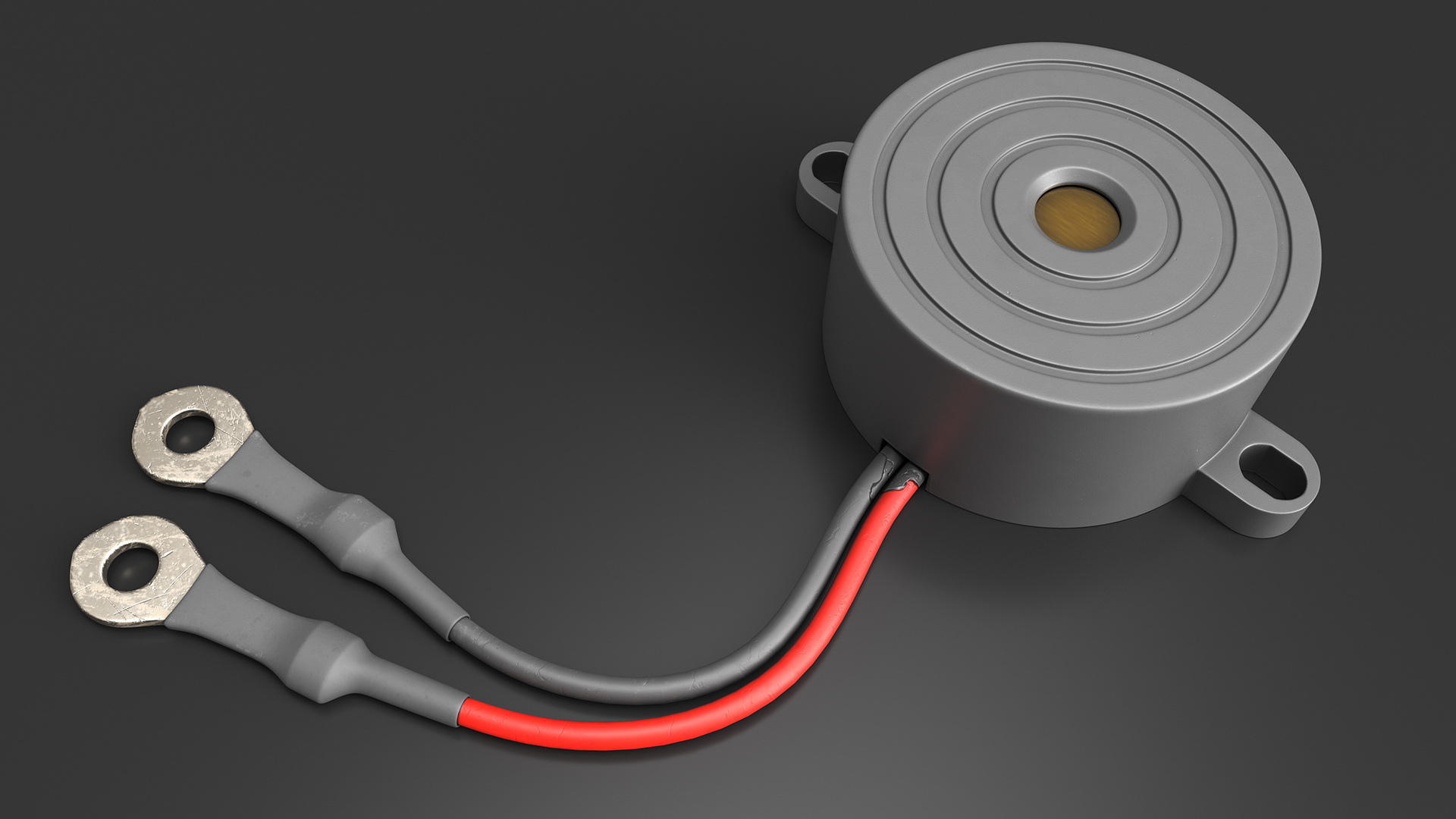 Sound Buzzer Grey 3D