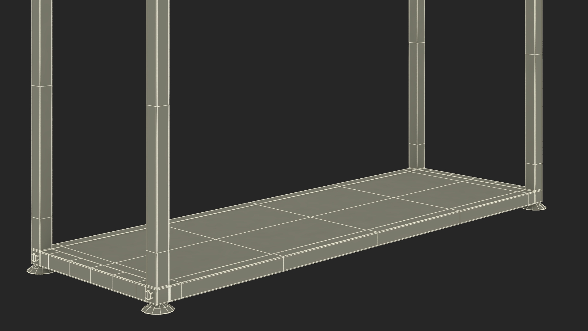 3D Double Coat Rack Gold