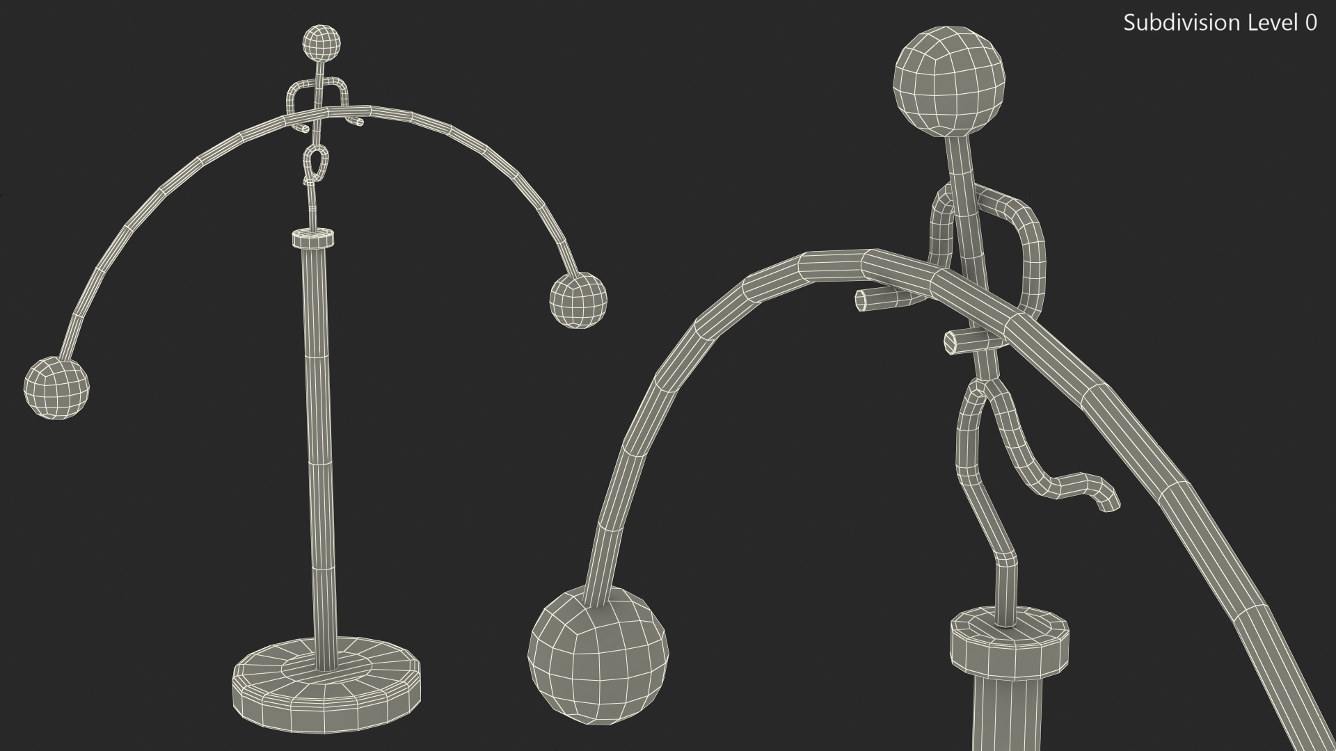 Weightlifter Stainless Steel Balancing Toy 3D