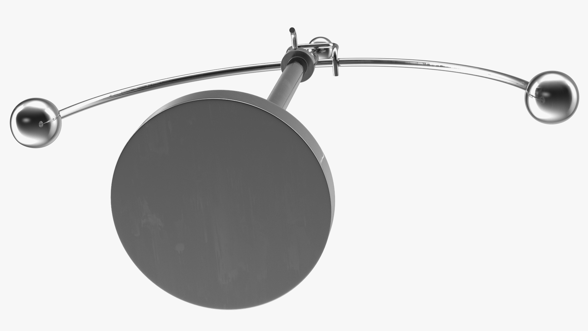 Weightlifter Stainless Steel Balancing Toy 3D