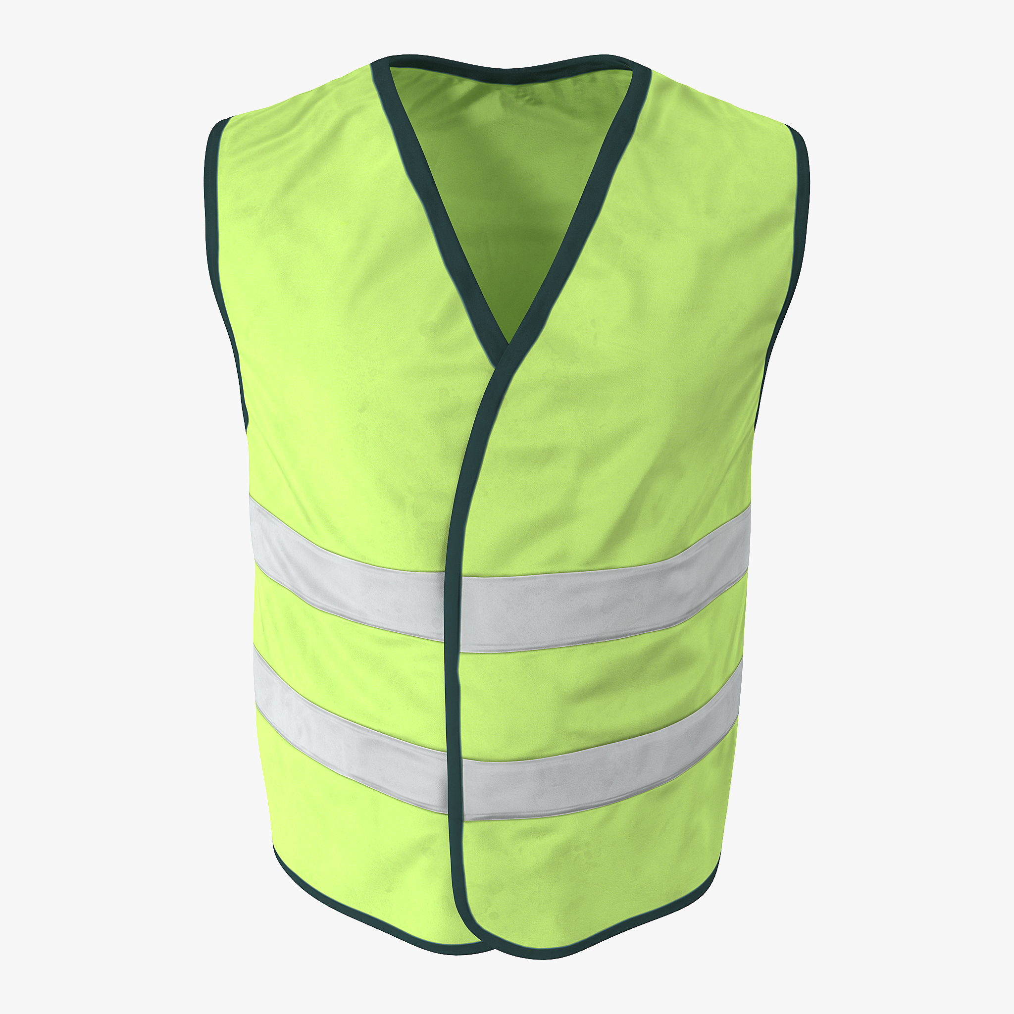 Yellow High Visibility Safety Jacket, view 3