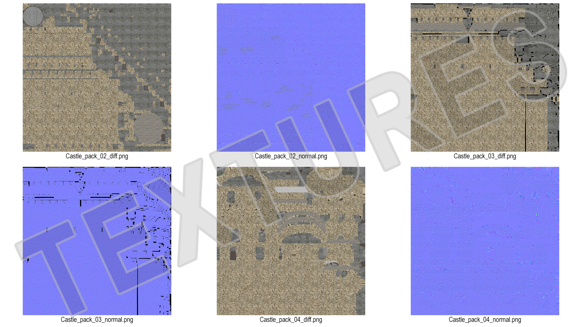 3D Castle Corner Wall model