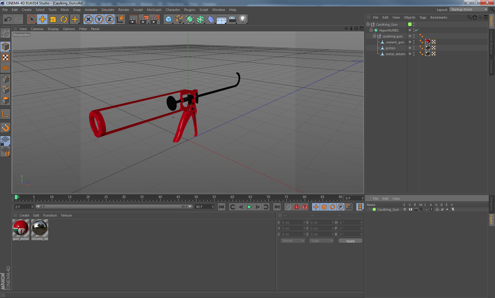 Caulking Gun 3D