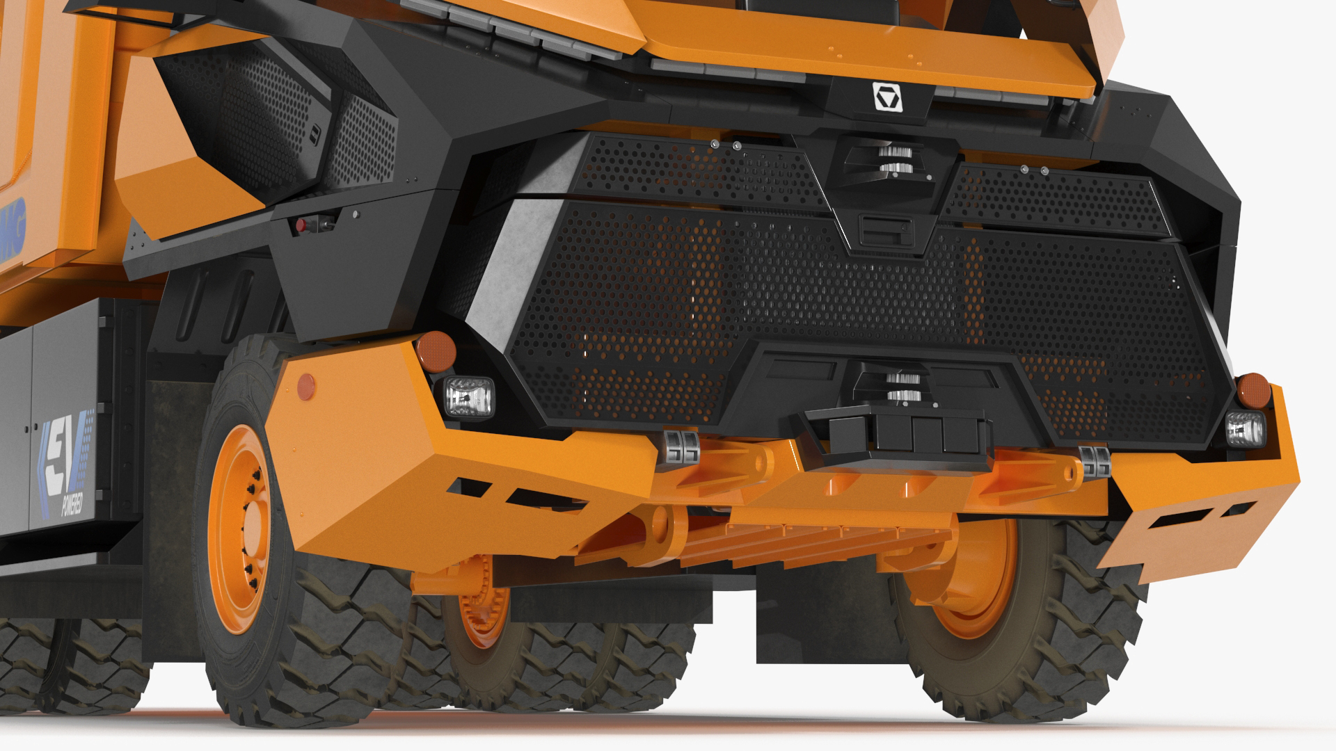 New XCMG Autonomous Electric Mining Truck Rigged for Maya 3D