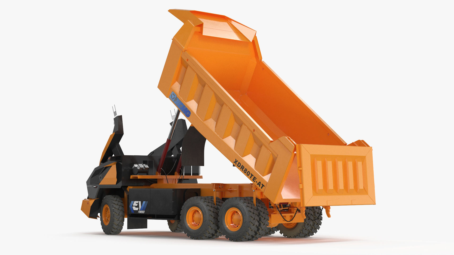 New XCMG Autonomous Electric Mining Truck Rigged for Maya 3D