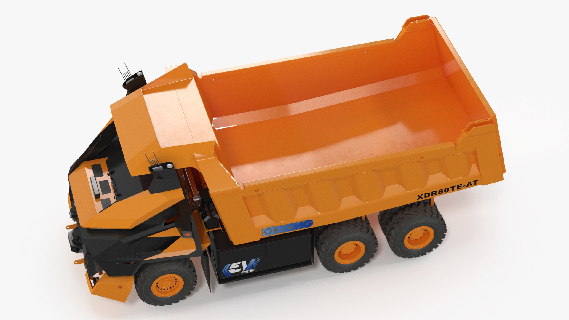 New XCMG Autonomous Electric Mining Truck Rigged for Maya 3D