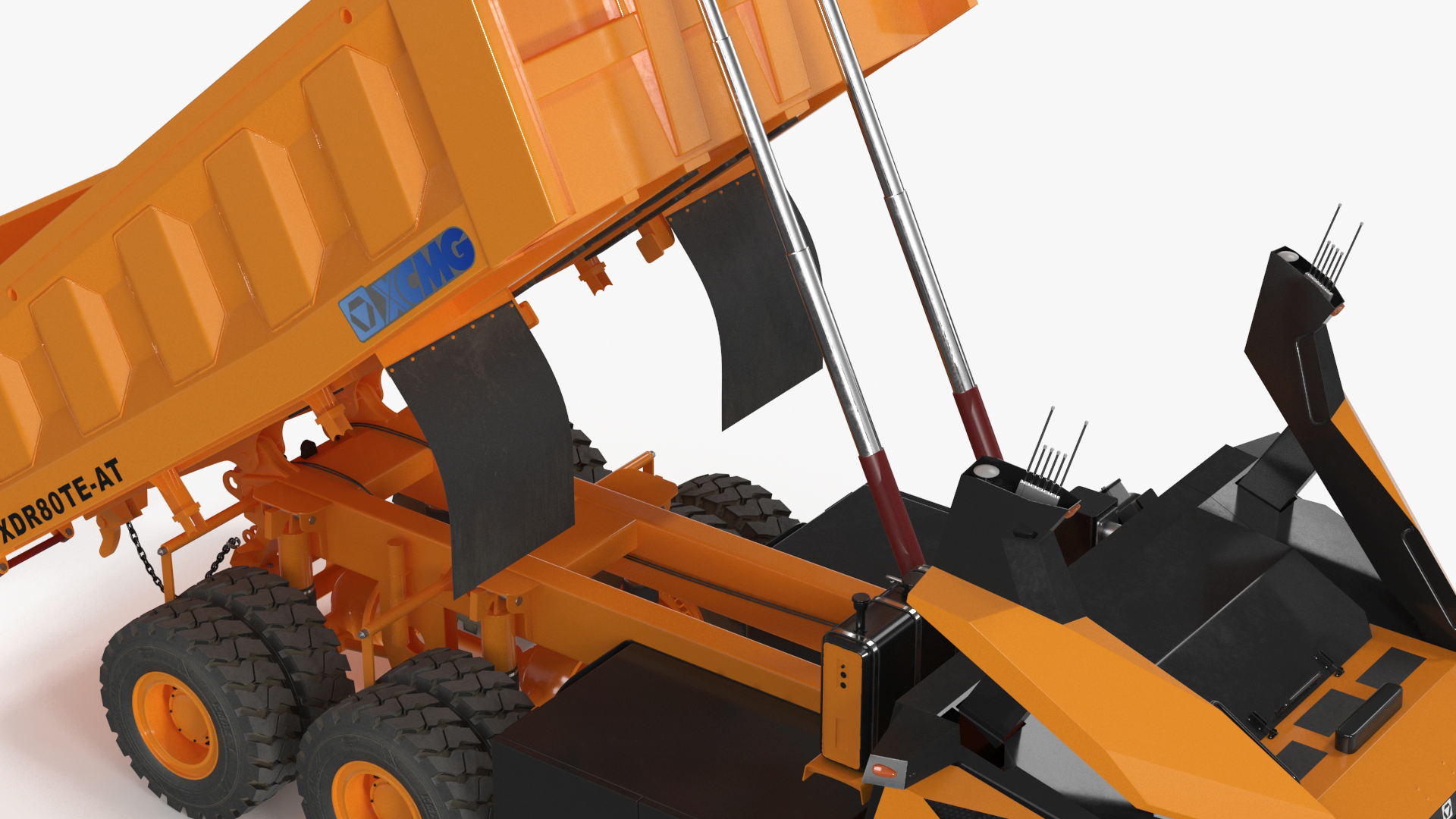 New XCMG Autonomous Electric Mining Truck Rigged for Maya 3D