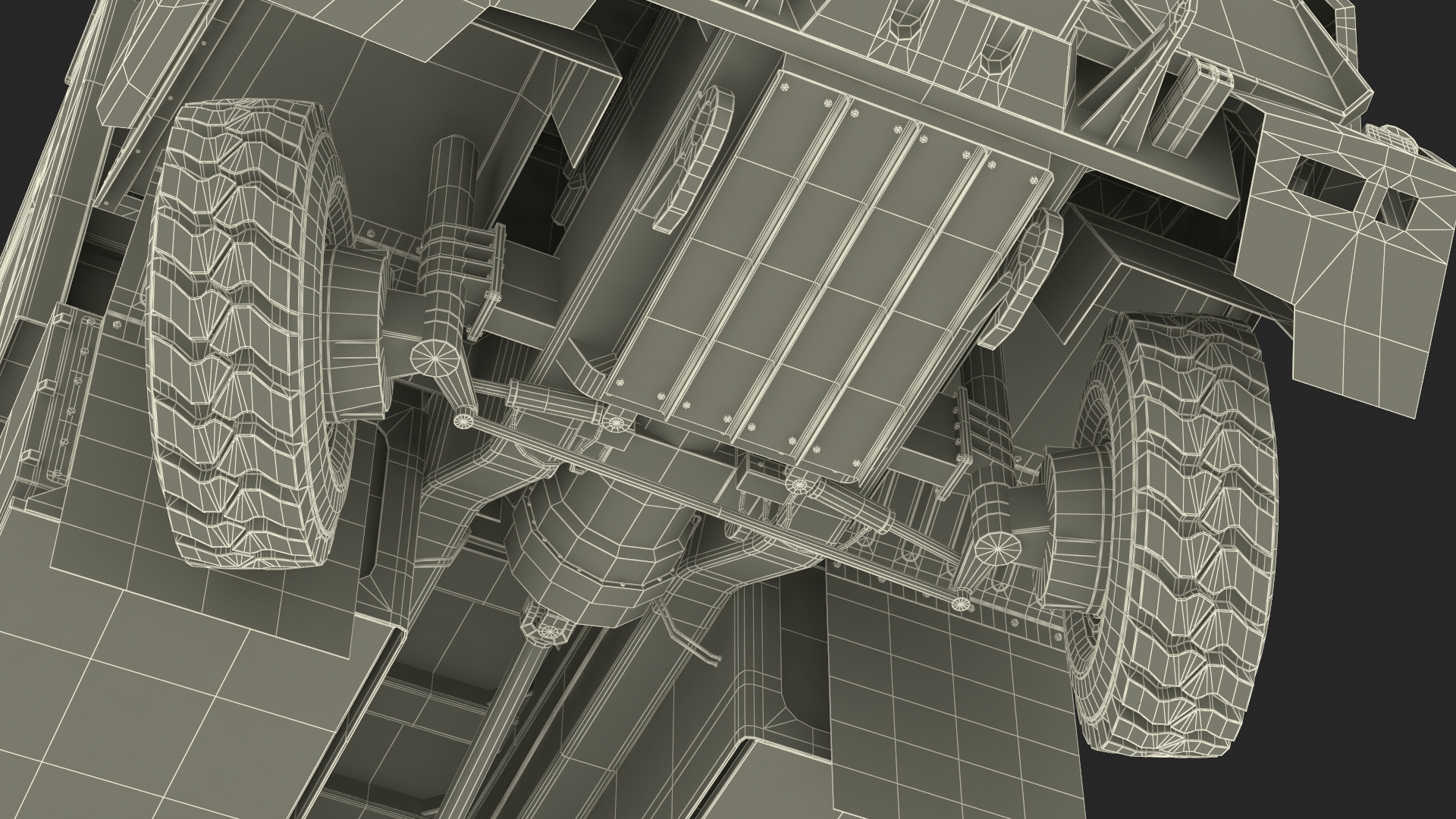 New XCMG Autonomous Electric Mining Truck Rigged for Maya 3D