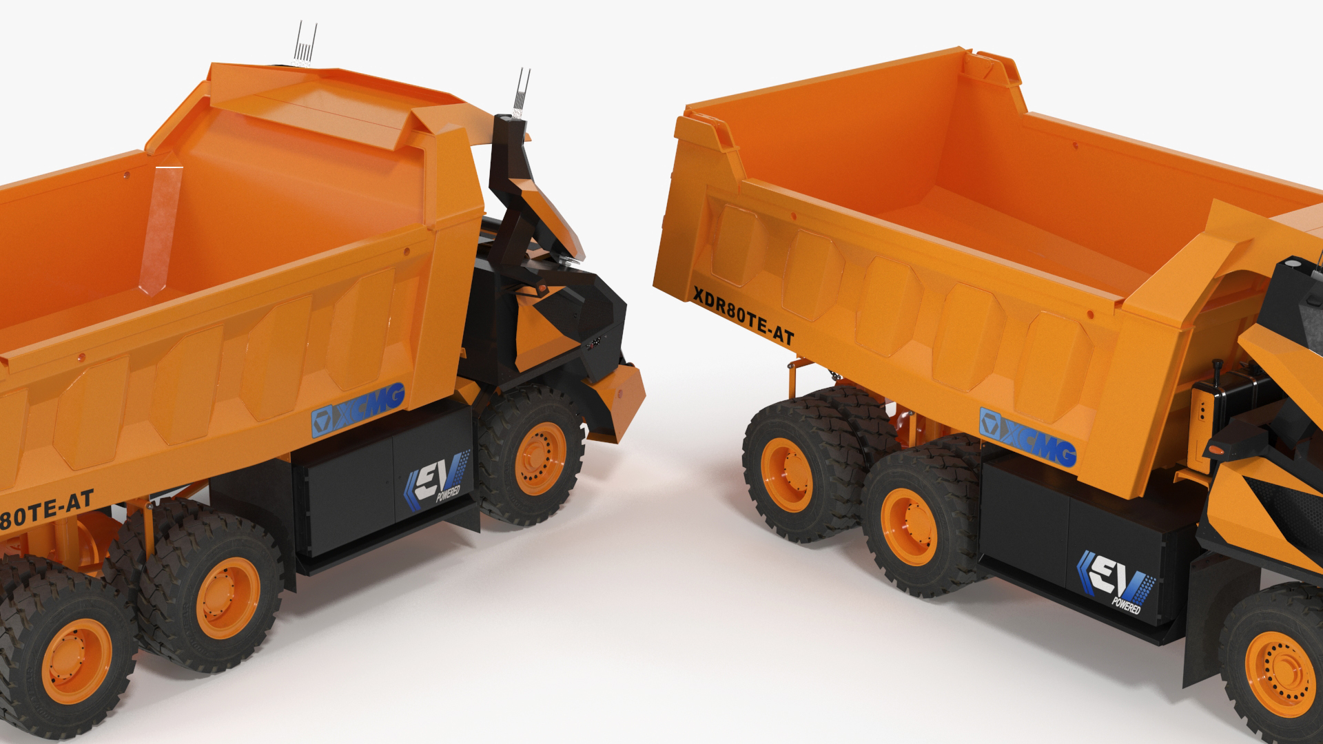New XCMG Autonomous Electric Mining Truck Rigged for Maya 3D
