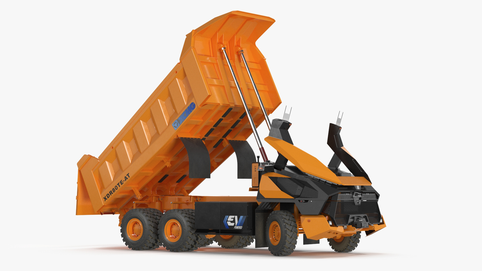 New XCMG Autonomous Electric Mining Truck Rigged for Maya 3D