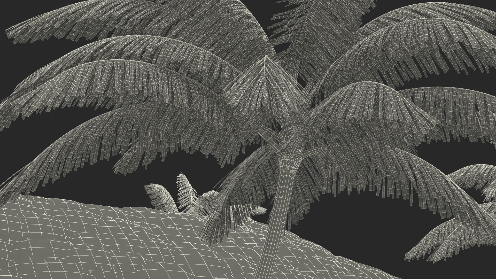 3D model Beach Hut Scene
