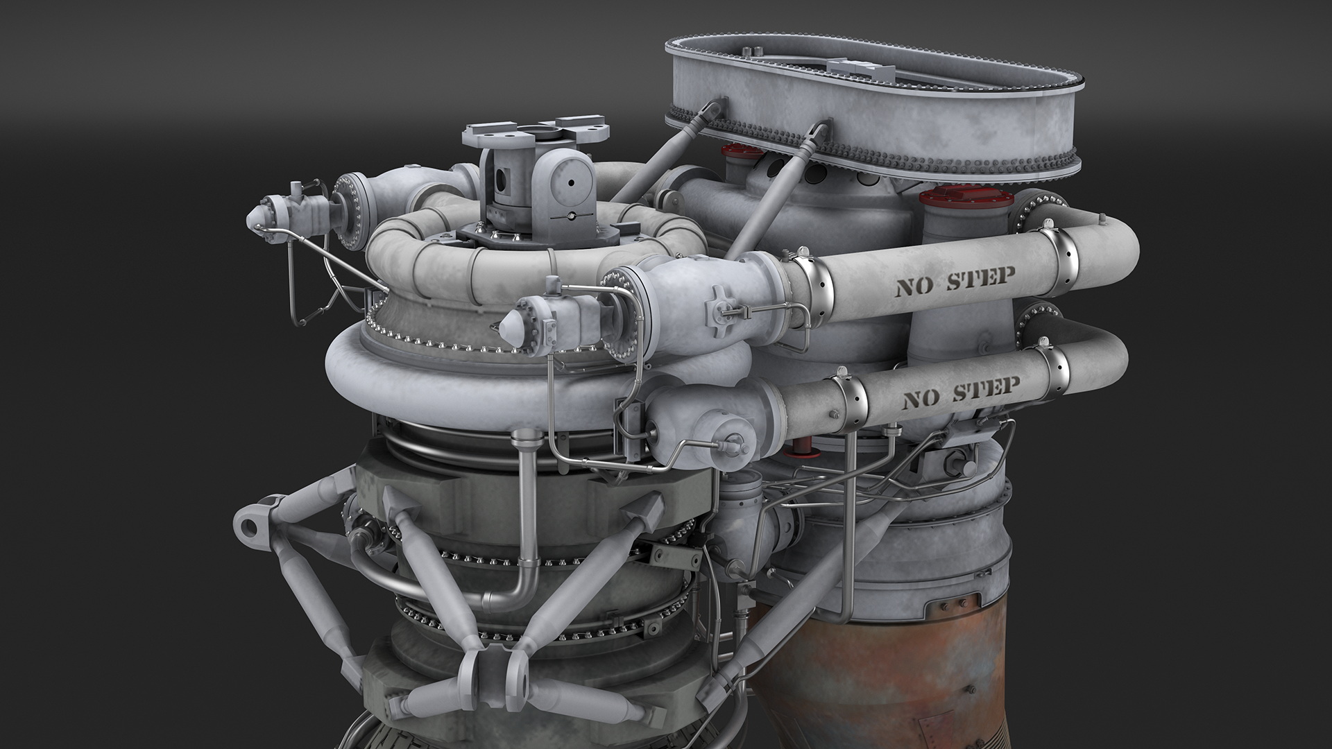 Rocket Engine F-1 3D