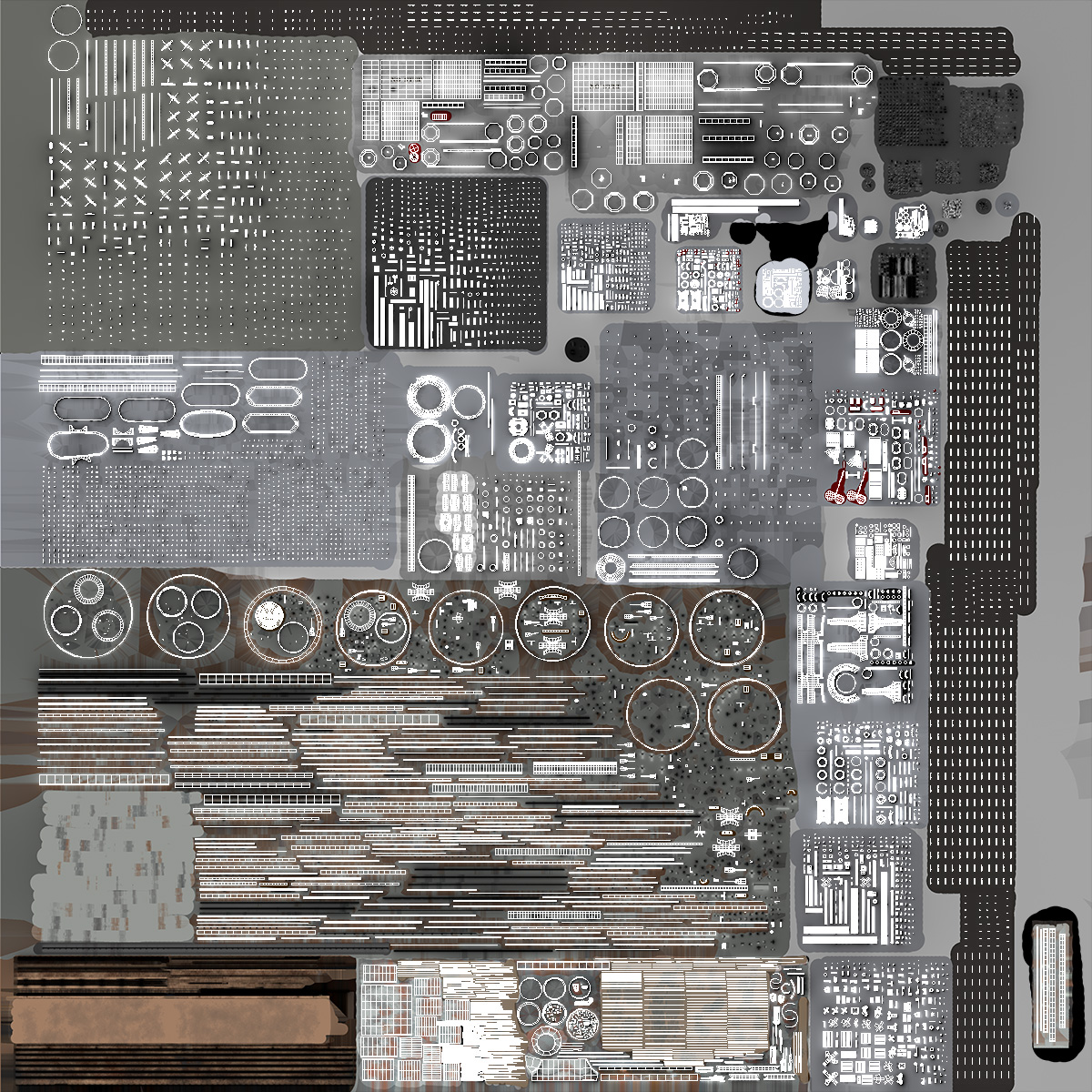 Rocket Engine F-1 3D