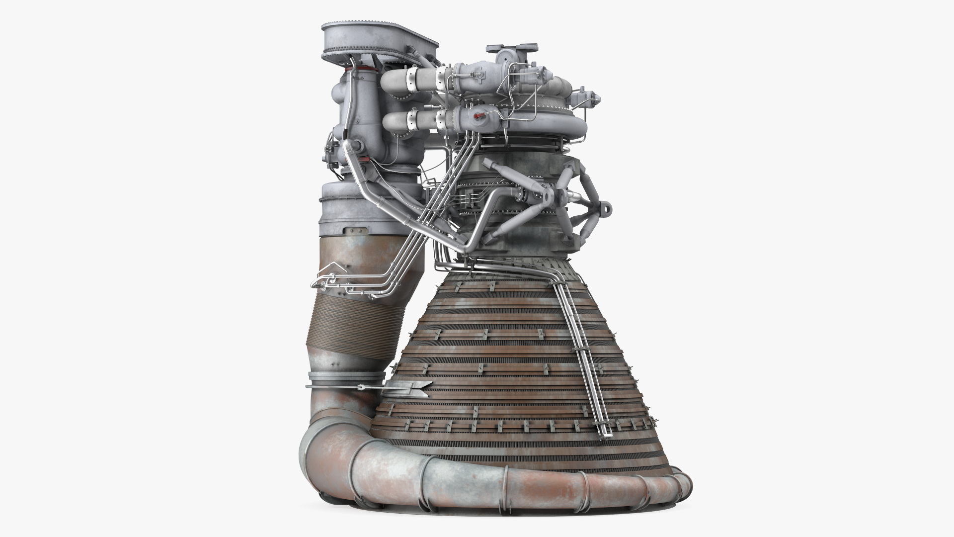 Rocket Engine F-1 3D