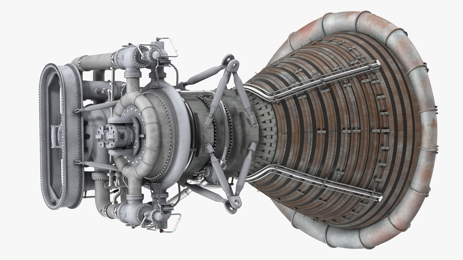 Rocket Engine F-1 3D