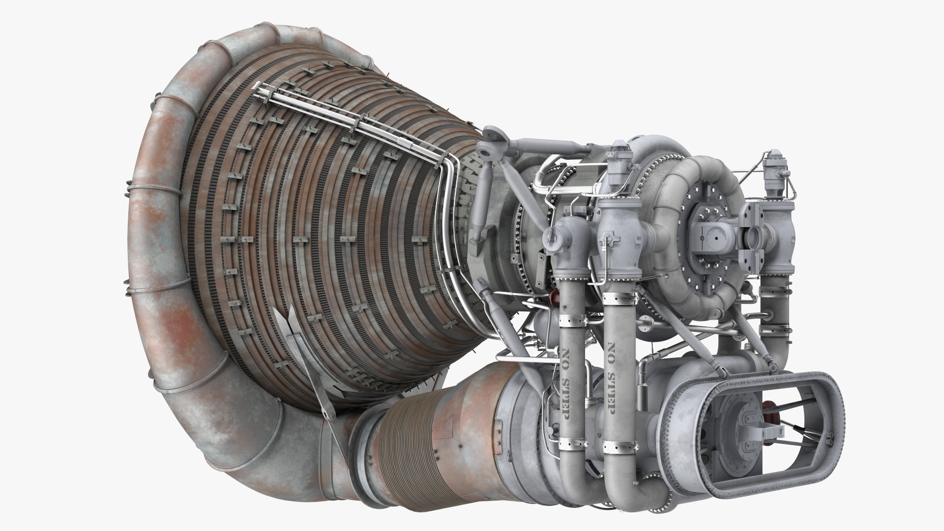 Rocket Engine F-1 3D