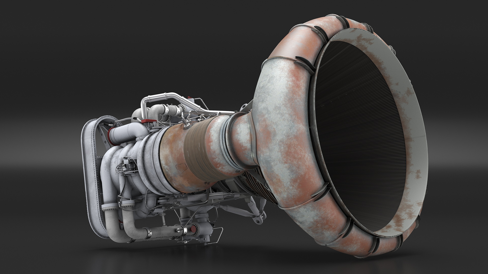 Rocket Engine F-1 3D