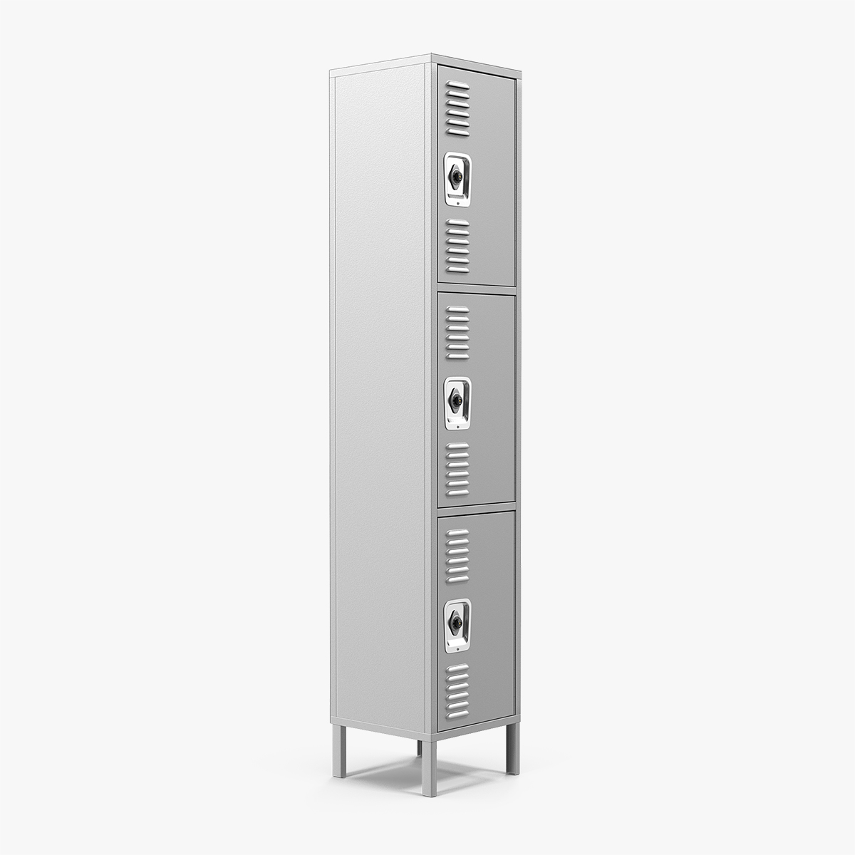 3-Door Steel Locker