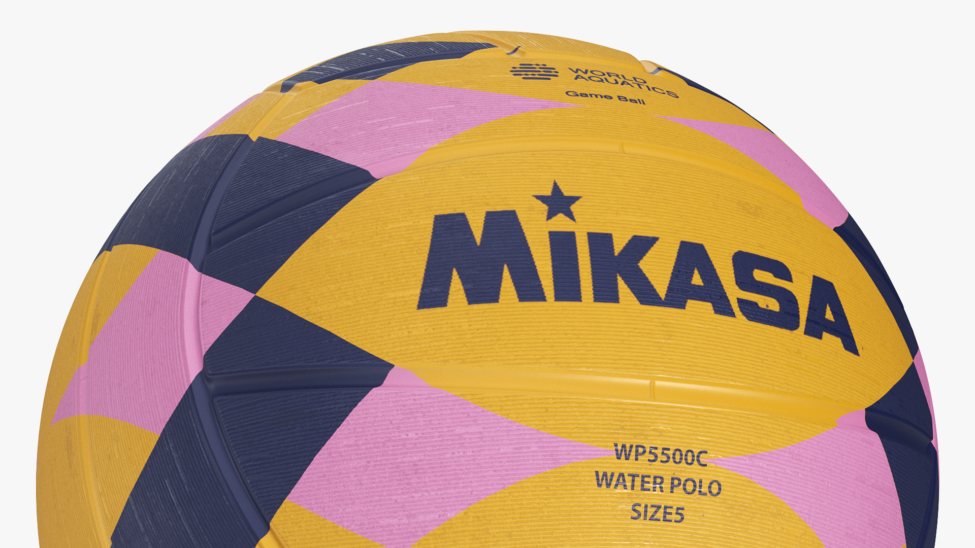 3D Water Polo Ball Mikasa Multicolor model