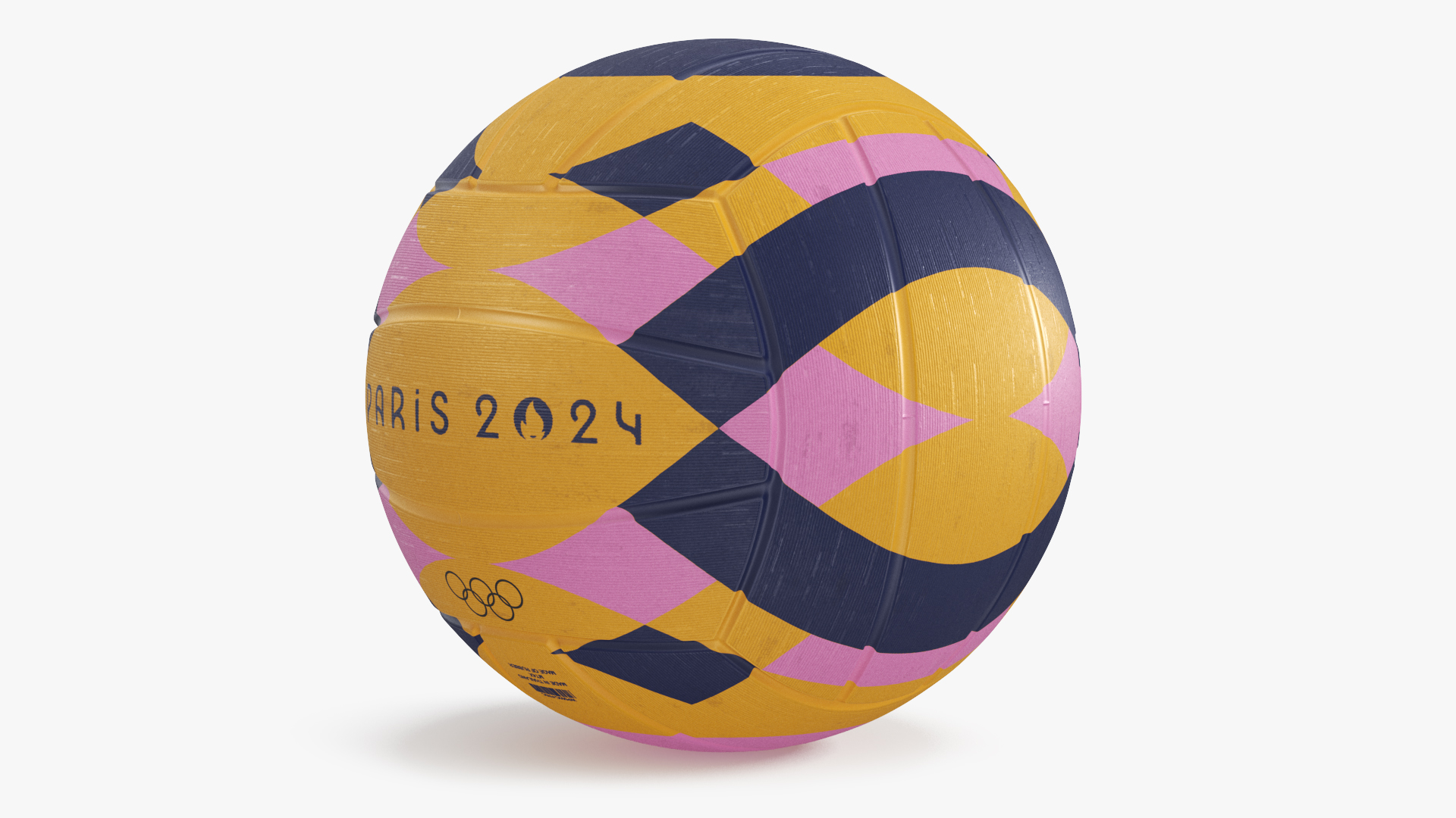 3D Water Polo Ball Mikasa Multicolor model