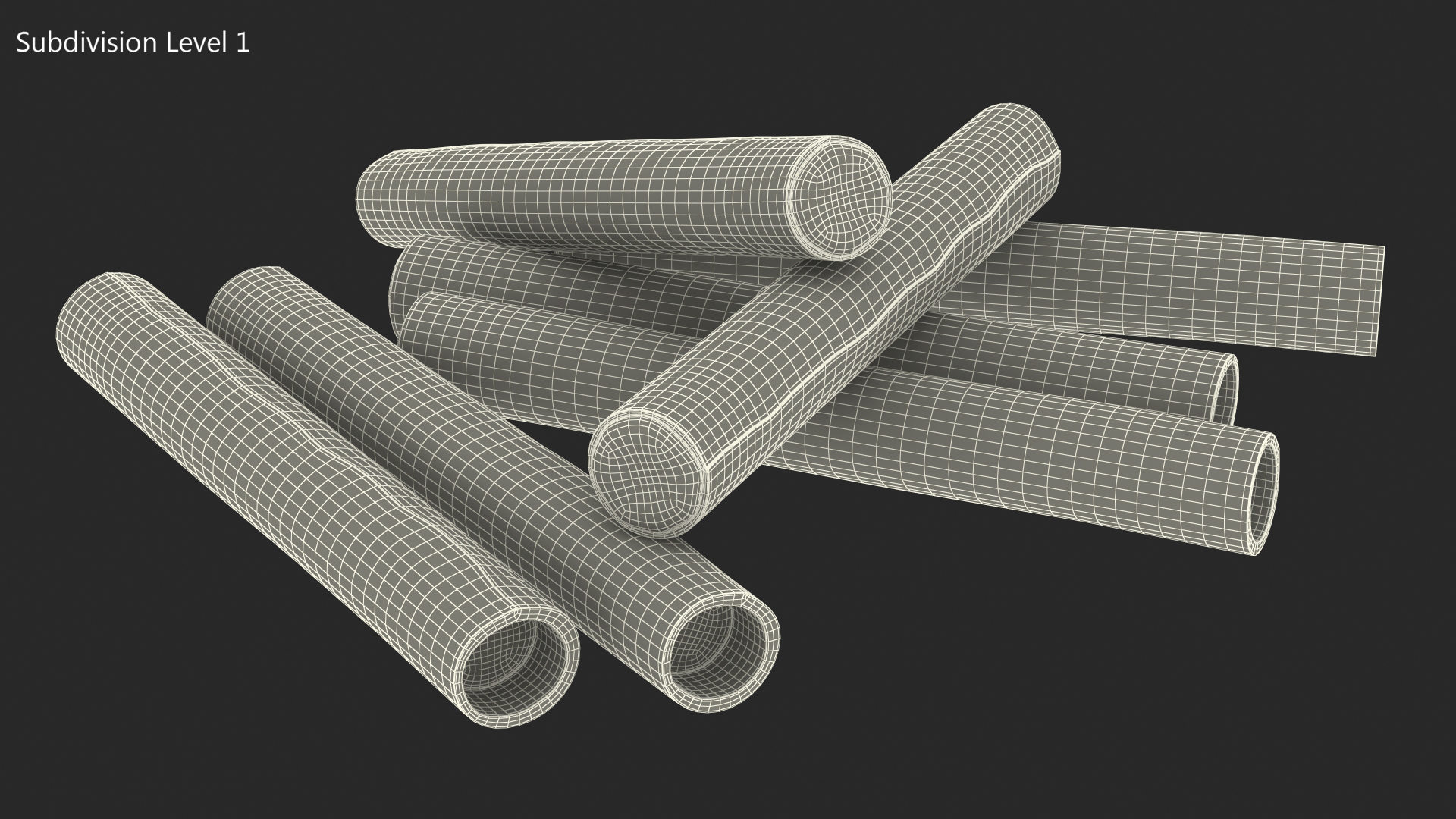 3D model Heap of Firecrackers